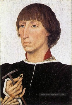 Francesco dEste peintre hollandais Rogier van der Weyden Peinture à l'huile